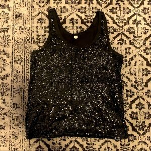 J Crew Sequin Tank Top